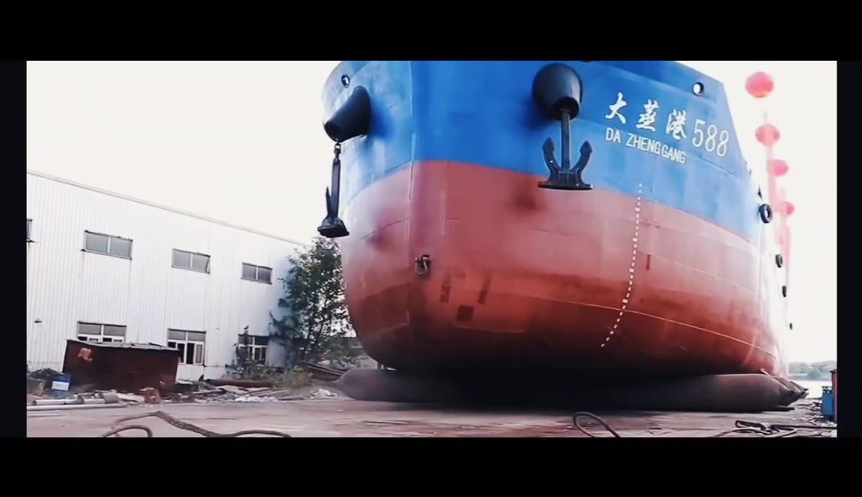 船舶氣囊工藝顯威力，大蒸港兩船同日順利吉水